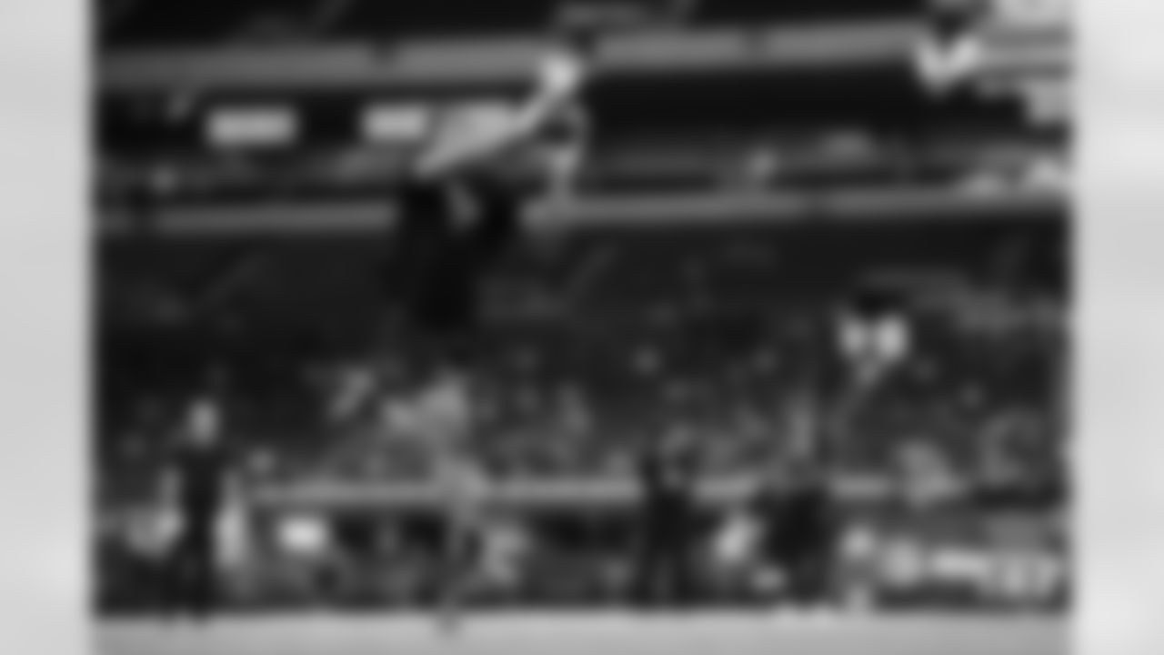 Georgia defensive back Daylen Everette (09) participates in a drill during the 2026 NFL Scouting Combine on Friday, February 27, 2026 in Indianapolis, Indiana. (Cooper Neill/NFL)