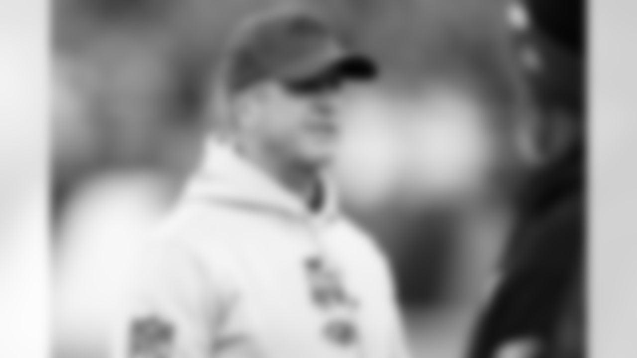 Baltimore Ravens head coach John Harbaugh looks on before an NFL football game against the Pittsburgh Steelers, Saturday, Dec. 21, 2024, in Baltimore. (AP Photo/Nick Wass)