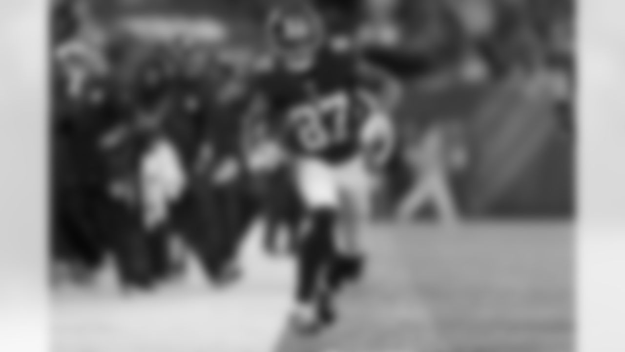 New York Giants wide receiver Sterling Shepard (87) during an NFL regular season game against the Detroit Lions on Sunday, Dec. 18, 2016 in East Rutherford, N.J. The Giants won, 17-6. (Ric Tapia via AP)