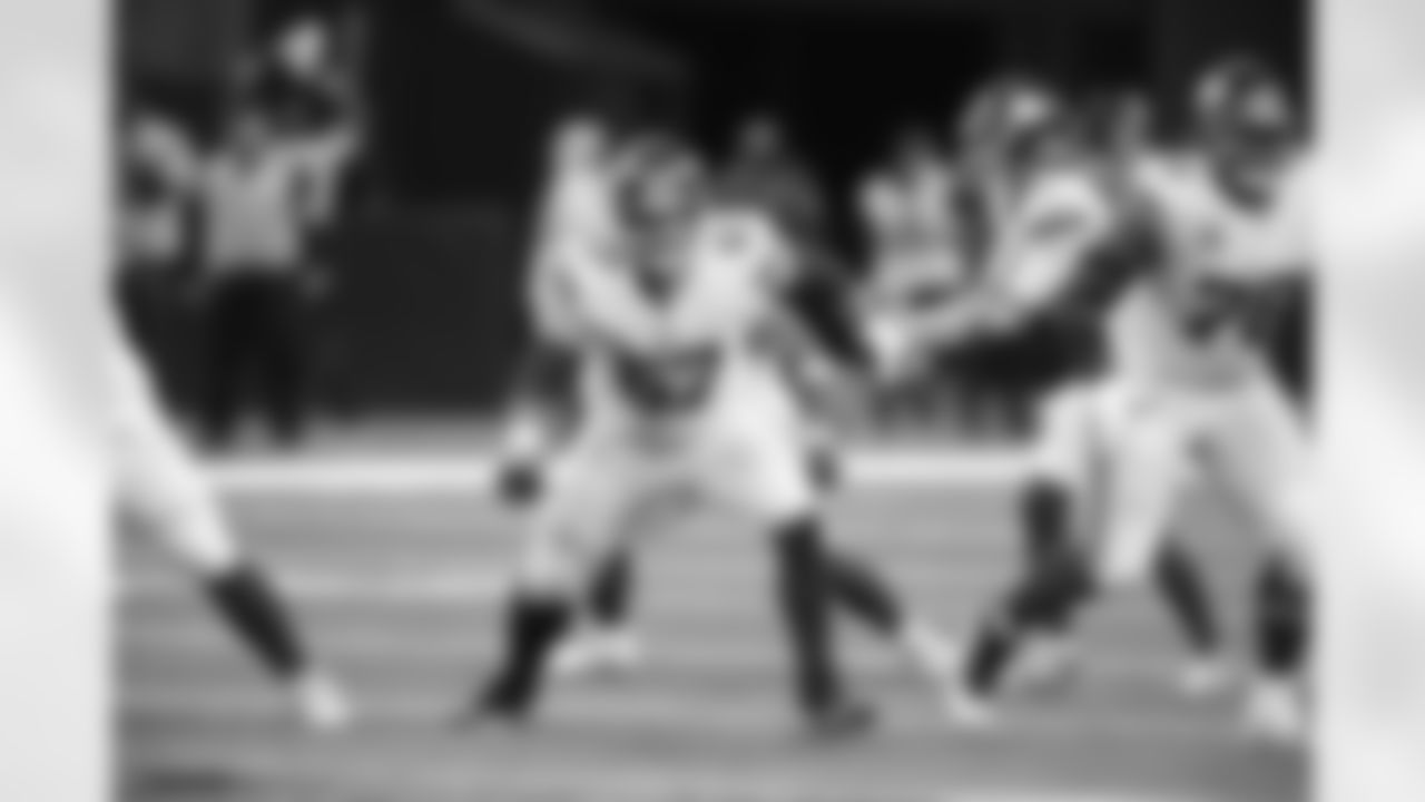 New York Giants guard Justin Pugh (67) during a week 15 NFL football game against the New Orleans Saints, Sunday, December 17, 2023 in New Orleans, Louisiana (Evan Pinkus / New York Giants)