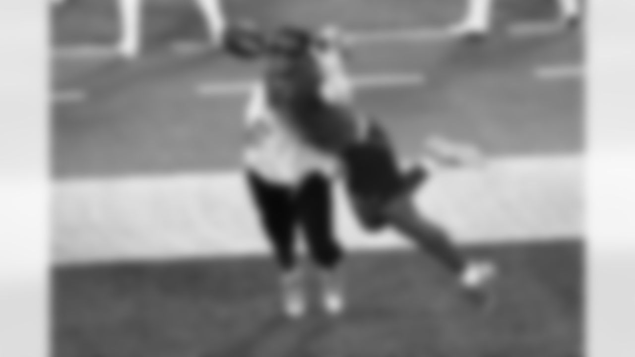 The NFC's Malik Nabers (1), of the New York Giants, breaks up a pass in the end zone intended for the AFC's Ja'Marr Chase, rear, of the Cincinnati Bengals, during the NFL Pro Bowl Games, Sunday, Feb. 2, 2025, in Orlando, Fla. (Phelan M. Ebenhack/AP Images for NFL)