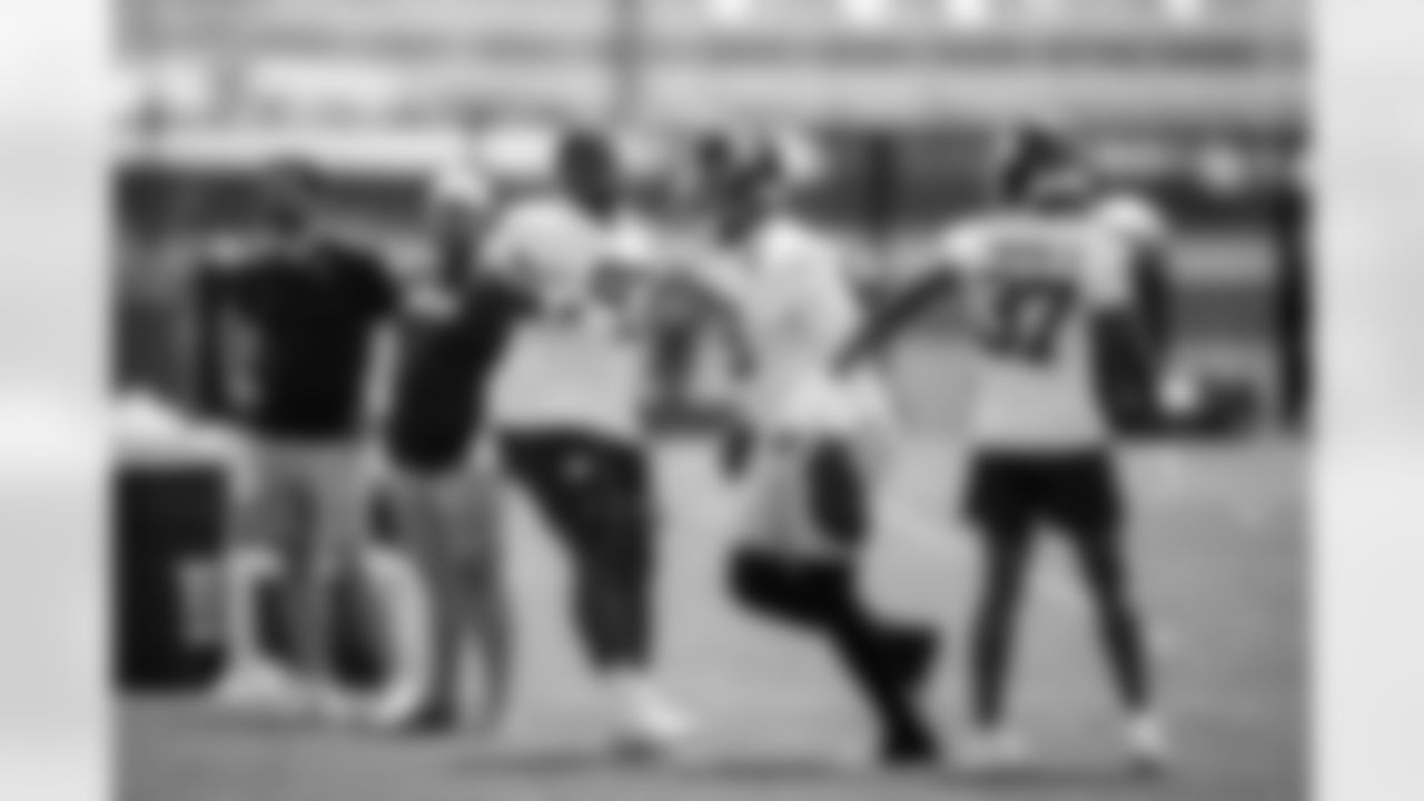 DL Rakeem Nuñez-Roches (93), DT Cory Durden (69) and CB Tre Hawkins III (37)