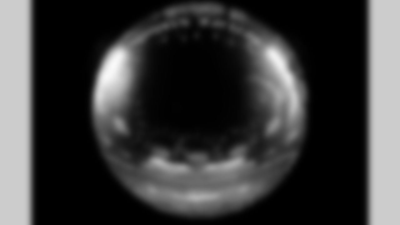 Fans stand for the playing of the national anthem before an NFL football game between the New York Giants and the Detroit Lions Monday, Sept. 18, 2017, in East Rutherford, N.J. (AP Photo/Frank Franklin II)