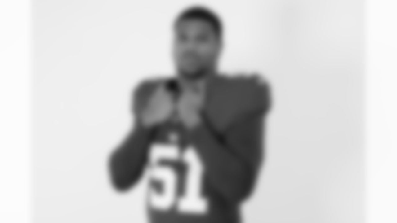 New York Giants defensive end Abdul Carter (51) poses for a portrait during the NFLPA Rookie Premiere on Saturday, May 17, 2025 in Thousand Oaks, Calif. (Ben Liebenberg/NFL)