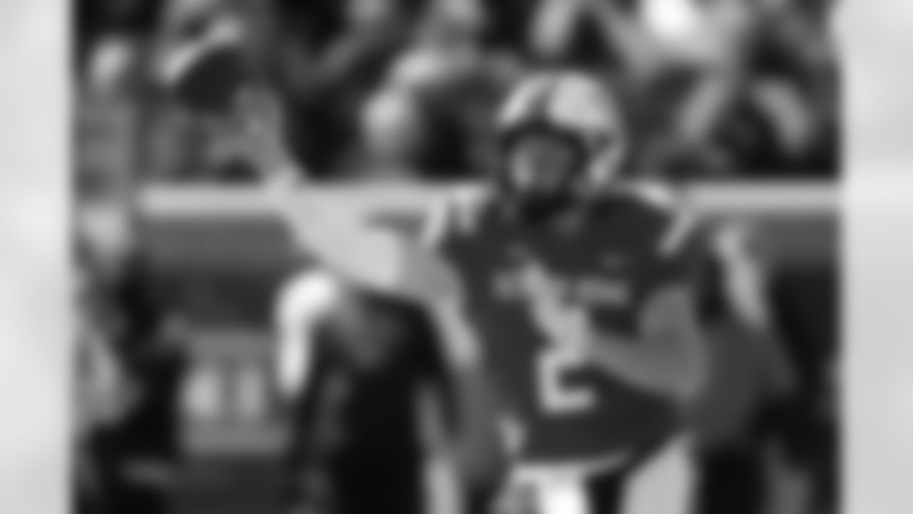 National Team quarterback Diego Pavia (2), of Vanderbilt, throws a pass during the first half of the Senior Bowl NCAA college football game Saturday, Jan. 31, 2026, in Mobile, Ala. (AP Photo/Butch Dill)