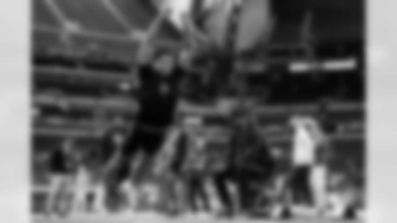 Clemson defensive back Avieon Terrell (31) participates in the broad jump during the 2026 NFL Scouting Combine on Friday, February 27, 2026 in Indianapolis, Indiana. (Lauren Leigh Bacho/NFL)