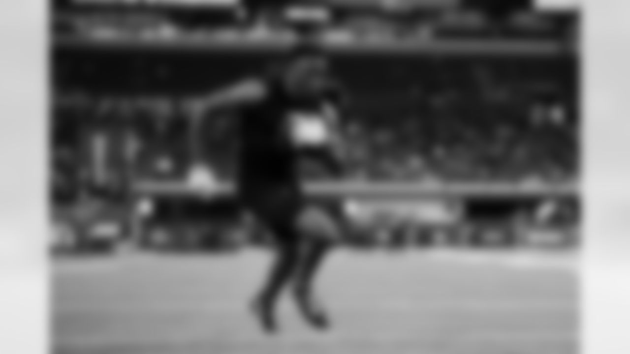 Tennessee defensive back Colton Hood (14) participates in a drill during the 2026 NFL Scouting Combine on Friday, February 27, 2026 in Indianapolis, Indiana. (Cooper Neill/NFL)