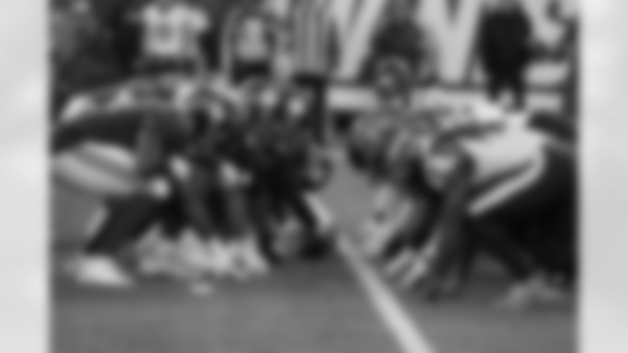 A look down the line of scrimmage during a NFL football game against the Houston Texans, Sunday November 14, 2022 in East Rutherford, NJ (Evan Pinkus\New York Giants )