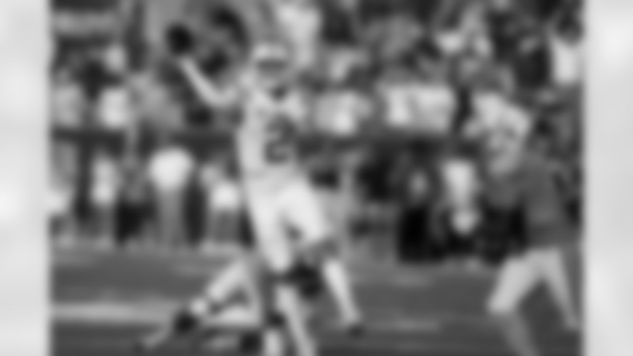 Mississippi quarterback Jaxson Dart (2) throws a touchdown pass it tight end Michael Trigg, not pictured, in the second half of an NCAA college football game against Tulane in New Orleans, Saturday, Sept. 9, 2023. Mississippi won 37-20. (AP Photo/Gerald Herbert)