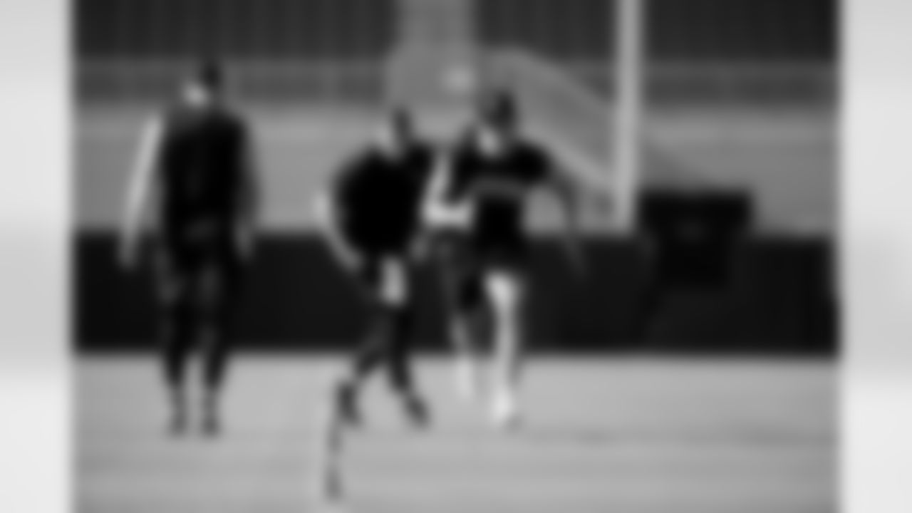 Jacksonville, Fla. — Jaguars quarterback Trevor Lawrence during voluntary offseason workouts at the Miller Electric Center on April 24, 2024.