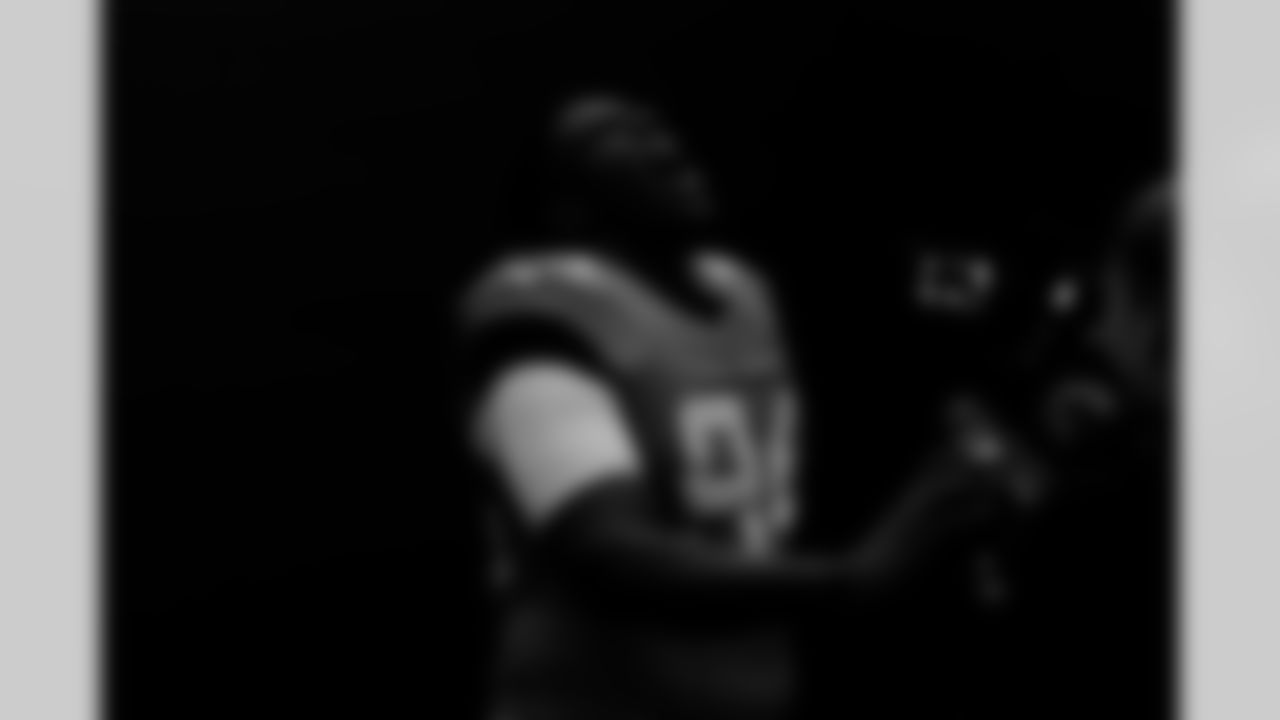 Jacksonville, Fla. — A behind-the-scenes image of defensive lineman Maason Smith (94) during the Jaguars 2024 Media Day on May 30, 2024.