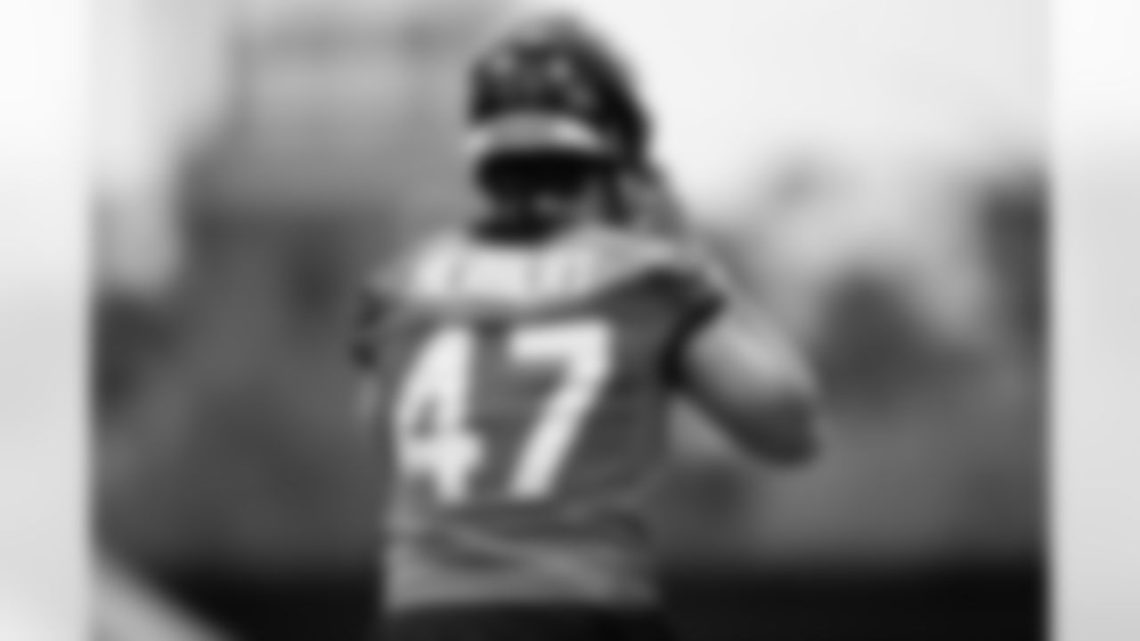 Jacksonville, Fla. — Jaguars tight end Patrick Herbert (47) during rookie minicamp at the Miller Electric Center on May 10, 2025.