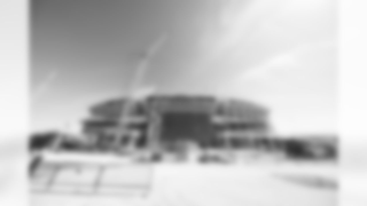 Jacksonville, Fla. — The first steel trusses are installed during the Stadium of the Future construction project on Thursday, February 10, 2026.