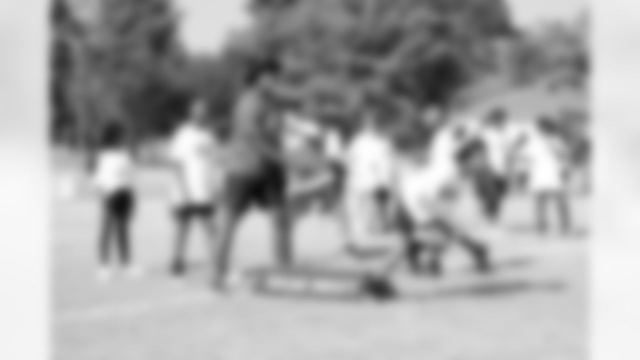 Thomaston, Ga. — Jaguars outside linebacker Travon Walker hosts his second annual Travon Walker Foundation Youth Football Camp at Upson-Lee Middle School on June 15, 2024.