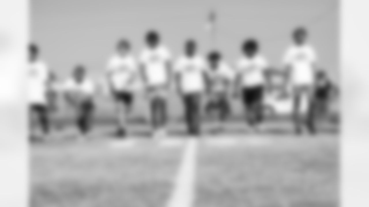 Thomaston, Ga. — Jaguars outside linebacker Travon Walker hosts his second annual Travon Walker Foundation Youth Football Camp at Upson-Lee Middle School on June 15, 2024.