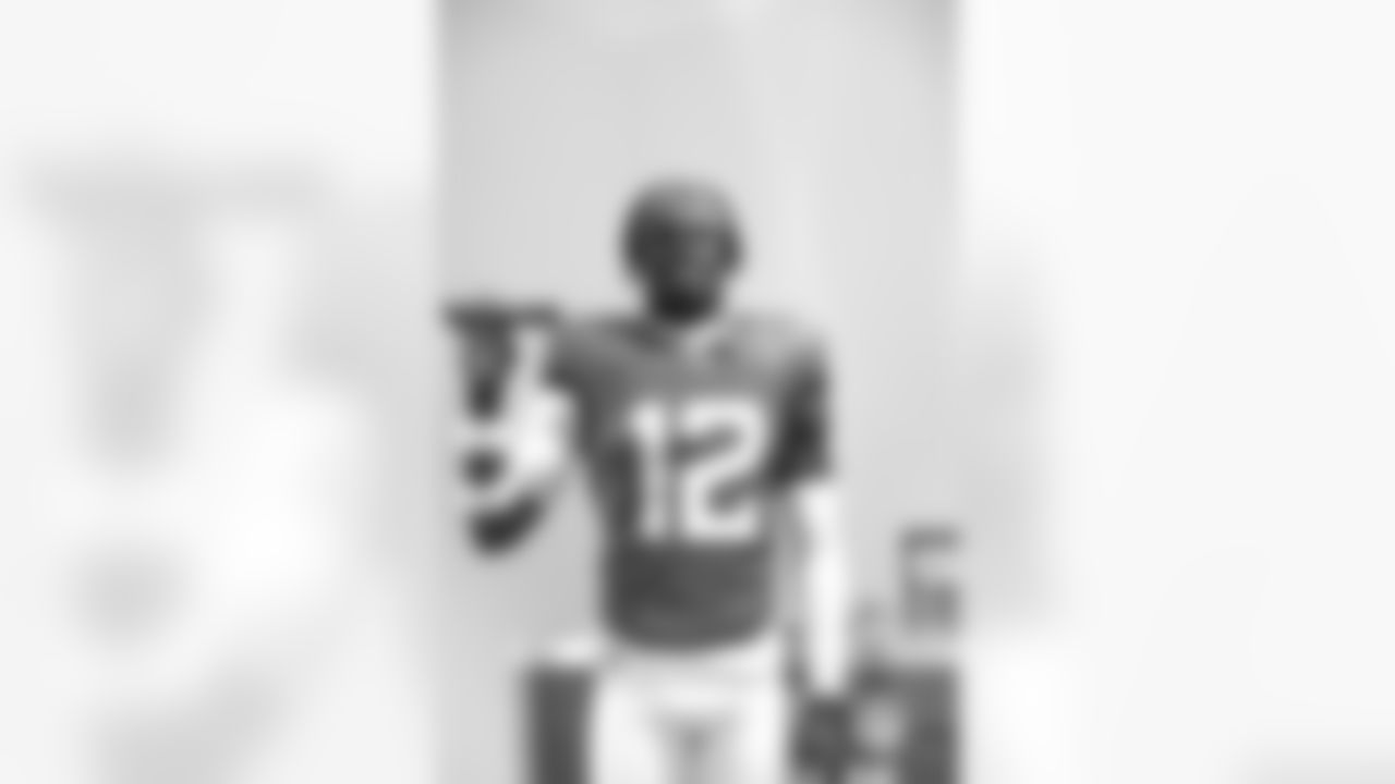 Jacksonville, Fla. — A behind-the-scenes image of wide receiver/defensive back Travis Hunter (12) during media day at EverBank Stadium on Monday, June 8, 2025.