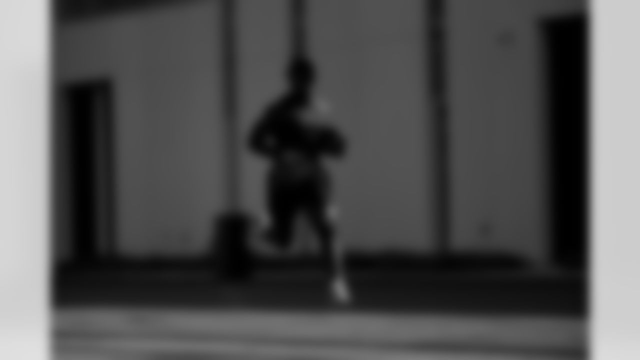 Jacksonville, Fla. — Jaguars running back Tank Bigsby during voluntary offseason workouts at the Miller Electric Center on April 24, 2024.
