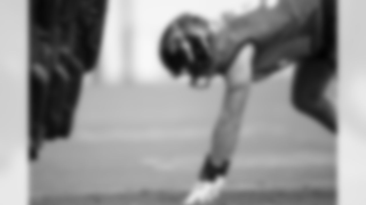 Jacksonville, Fla. — Jaguars defensive lineman Danny Striggow (92) during practice at the Miller Electric Center on November 27, 2025.