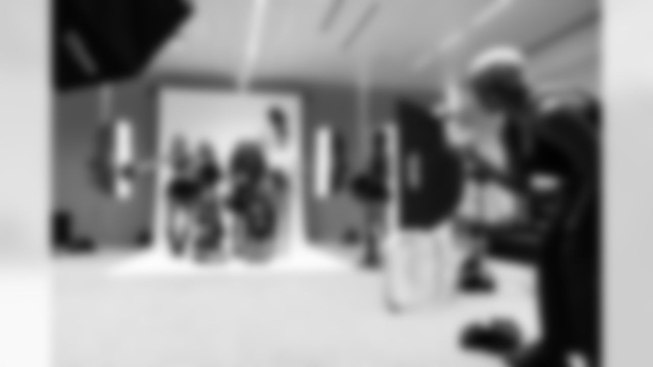 Jacksonville, Fla. — A behind-the-scenes image of The ROAR of the Jaguars poster photoshoot at the Miller Electric Center on June 22, 2025.