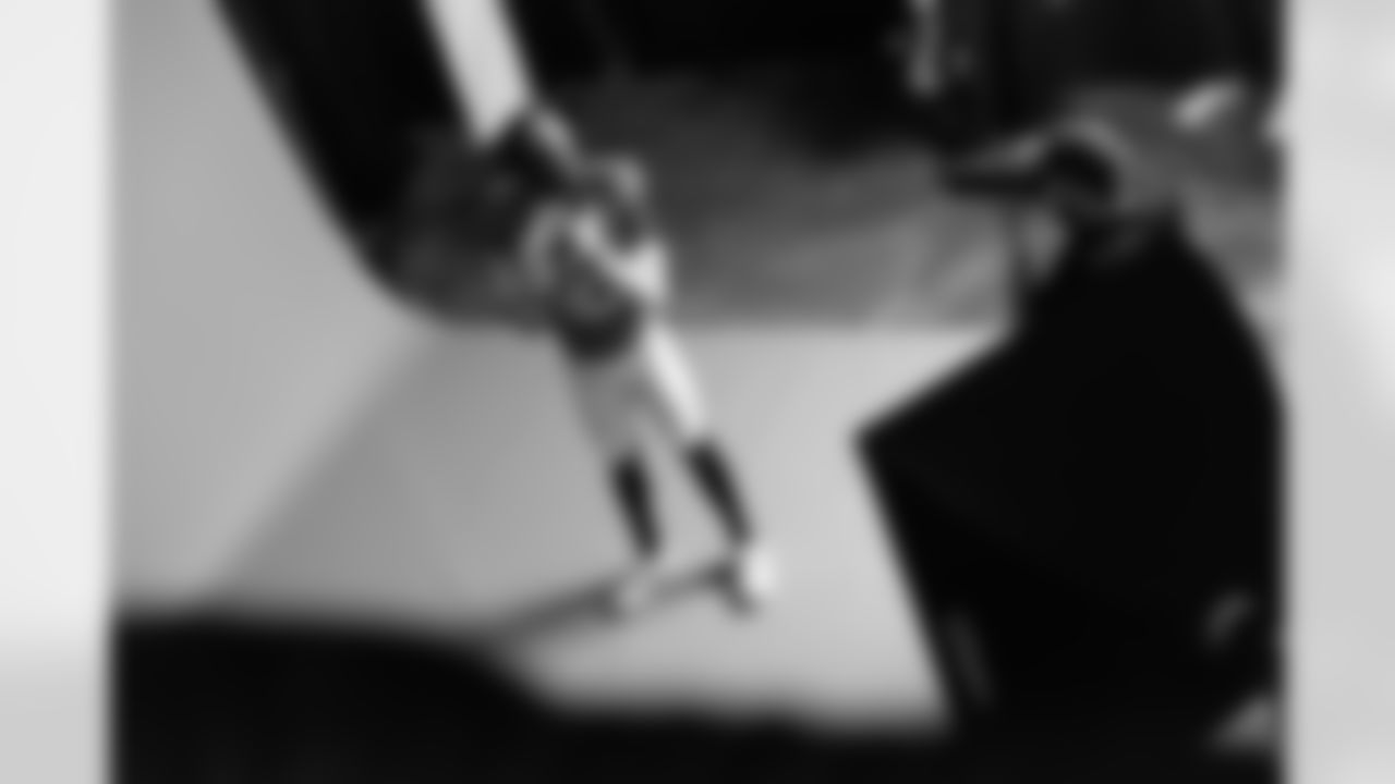Jacksonville, Fla. — A behind-the-scenes image of wide receiver/defensive back Travis Hunter (12) during media day at EverBank Stadium on Monday, June 8, 2025.