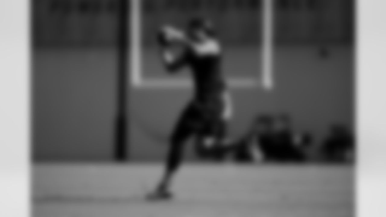 Jacksonville, Fla. — Jaguars tight end Patrick Murtagh during voluntary offseason workouts at the Miller Electric Center on April 24, 2024.