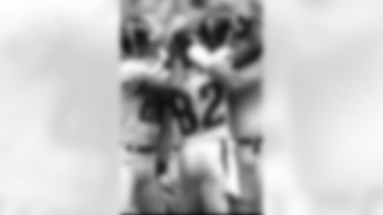 Wide receiver Jimmy Smith (82) of the Jacksonville Jaguars celebrates after a touchdown catch in Jacksonville, Florida. (AP Photo / Al Messerschmidt)
