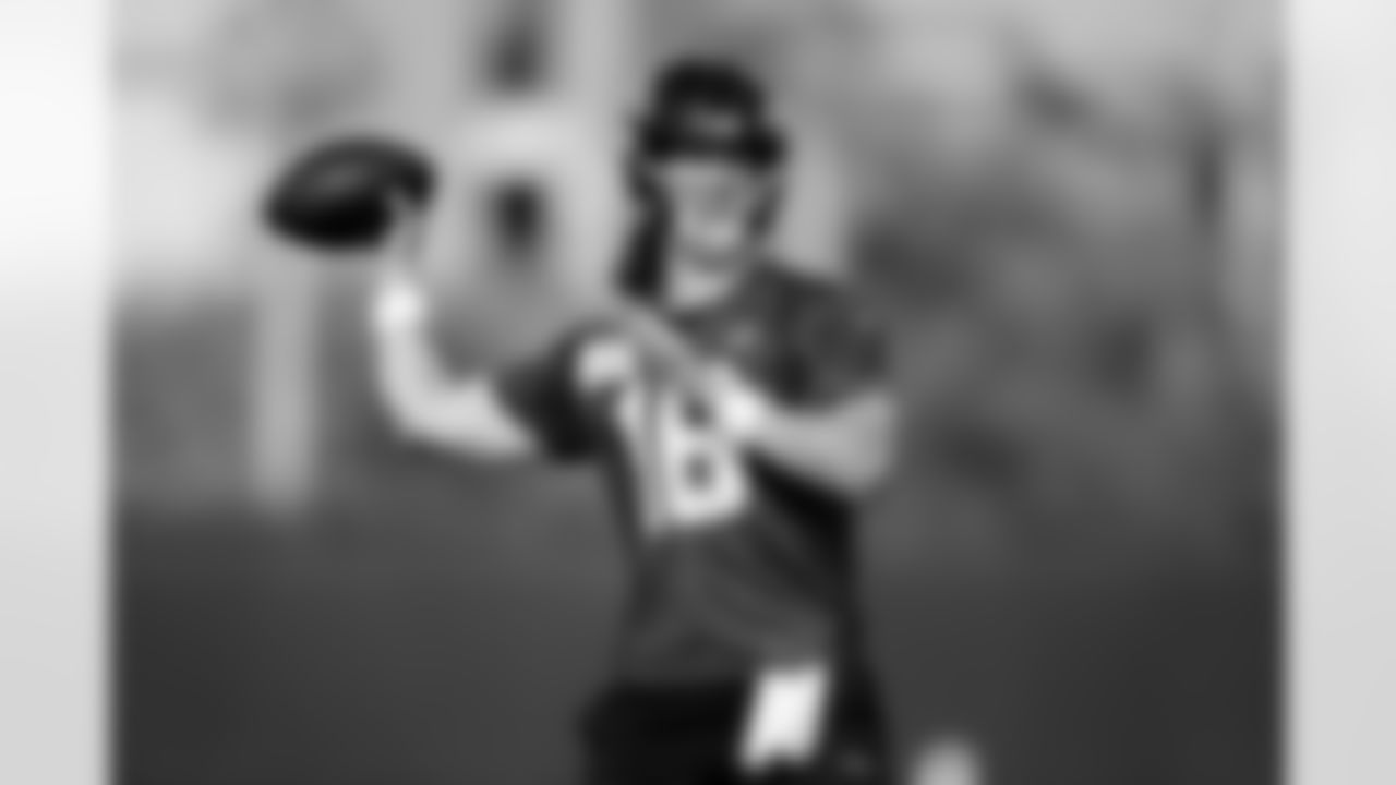 Jacksonville, Fla. — Jaguars quarterback Trevor Lawrence (16) during training camp at the Miller Electric Center on August 19, 2025.