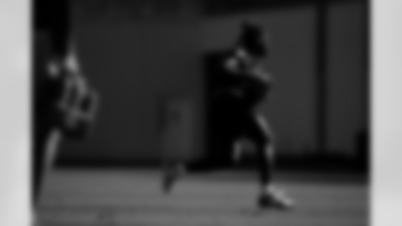 Jacksonville, Fla. — Jaguars running back Tank Bigsby during voluntary offseason workouts at the Miller Electric Center on April 24, 2024.