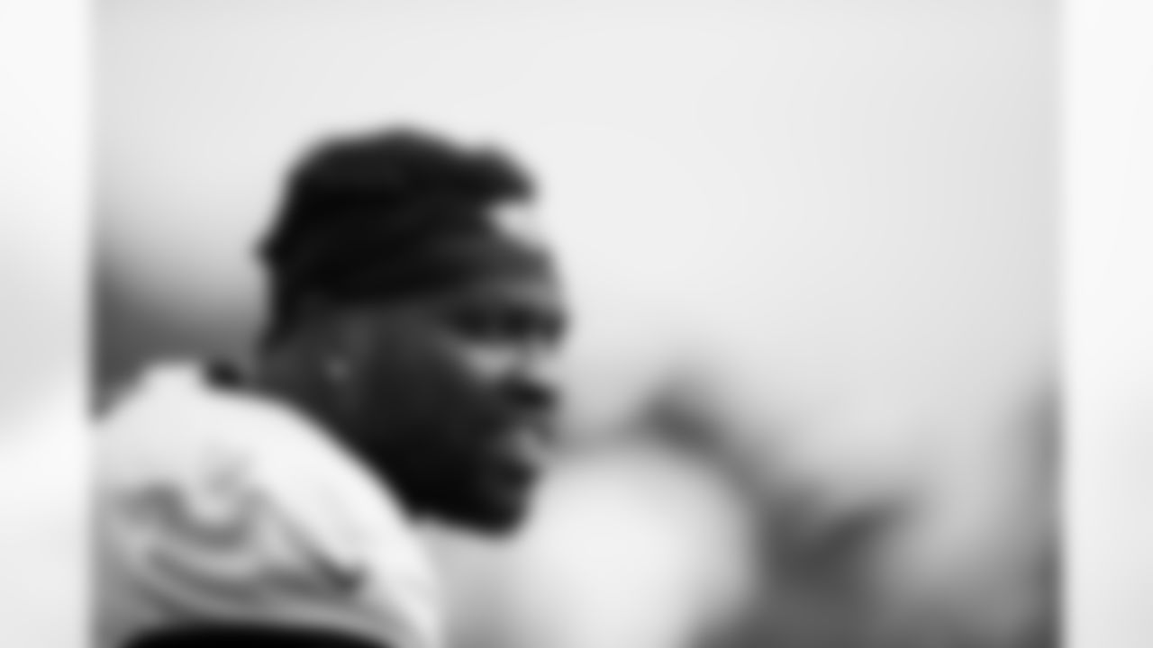 Jacksonville, Fla. — Jaguars defensive lineman Emmanuel Ogbah (90) during training camp at the Miller Electric Center on August 7, 2025.