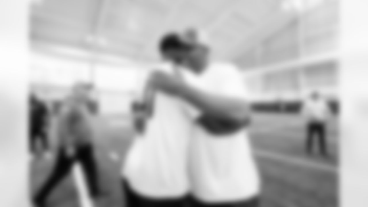 Jacksonville, Fla. — Jaguars Legends attend Jaguars practice at the Miller Electric Center on December 6, 2025.