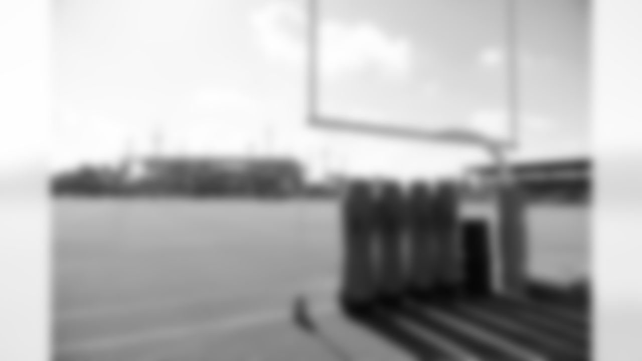 Miami Gardens, Fla. — An image from joint practice with the Jacksonville Jaguars and Miami Dolphins at the Baptist Health Training Complex on August 21, 2025.