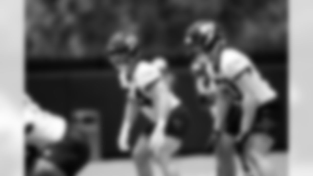 Jacksonville, Fla. — Jaguars linebacker Jack Kiser (54) during rookie minicamp at the Miller Electric Center on May 10, 2025.