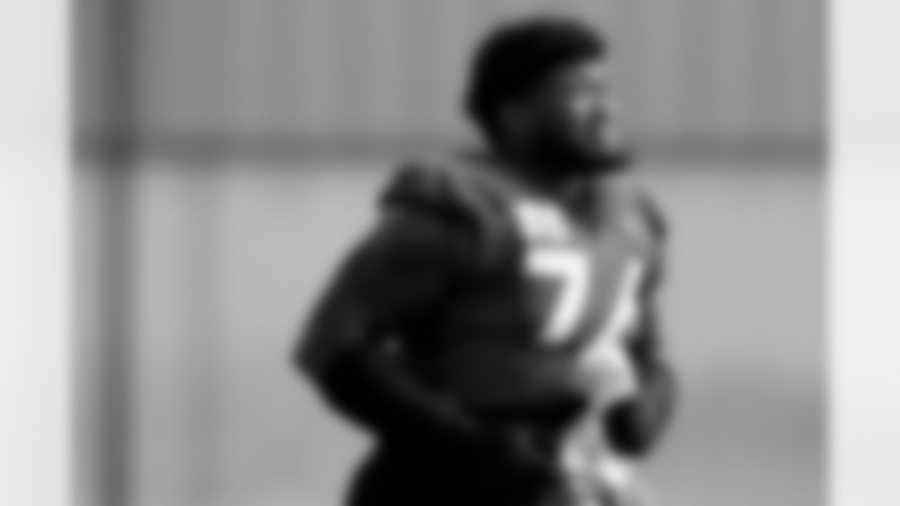 Jacksonville, Fla. — Jaguars offensive lineman Fred Johnson (74) during training camp at the Miller Electric Center on August 3, 2025.