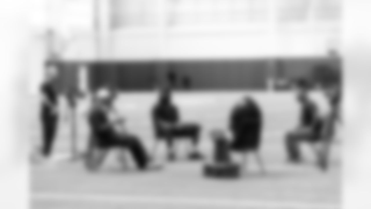 Jacksonville, Fla. — A behind-the-scenes image from The Pivot Podcast with Jaguars wide receiver Brian Thomas Jr. at the Miller Electric Center on August 10, 2025.