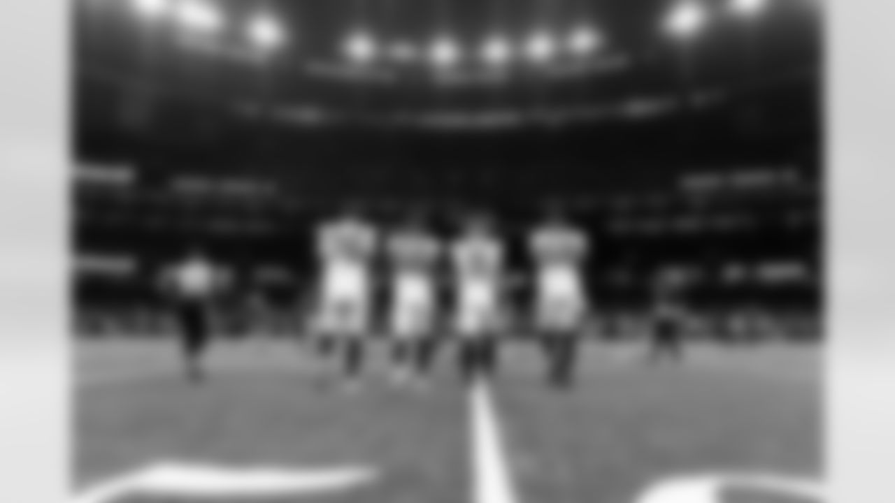 Jacksonville Jaguars vs New Orleans Saints
DE Dawuane Smoot (58), WR Parker Washington (11), LB Yasir Abdullah (56), and OL Ezra Cleveland (76)