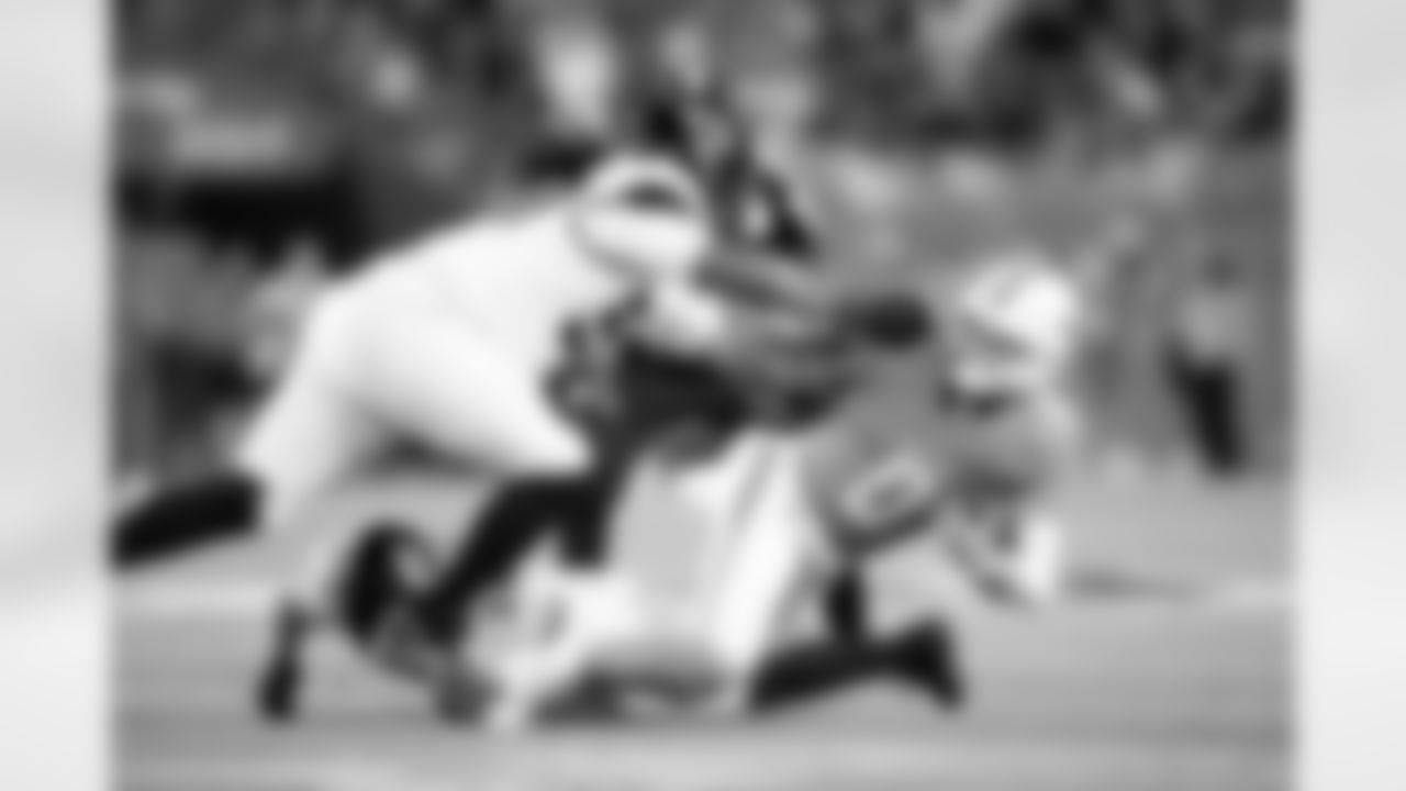 Jacksonville Jaguars vs Miami Dolphins
LB Jack Kiser (54) and DL Keivie Rose (97)