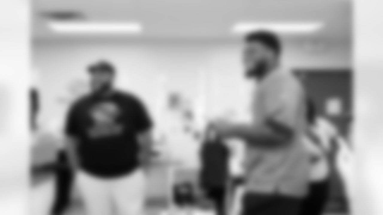 Jacksonville, Fla. — Jaguars offensive lineman Fred Johnson is donating 80 bikes to the children at the Windy Hill Boys & Girls Club on May 21, 2025.