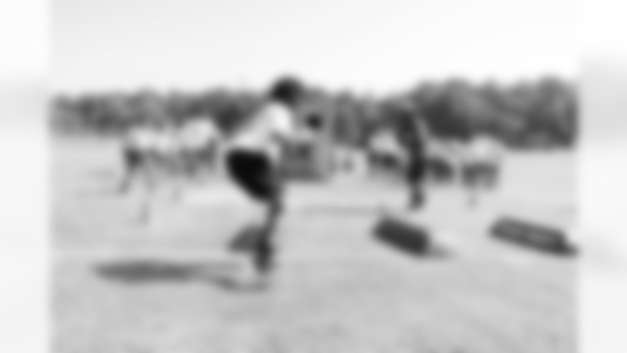 Thomaston, Ga. — Jaguars outside linebacker Travon Walker hosts his second annual Travon Walker Foundation Youth Football Camp at Upson-Lee Middle School on June 15, 2024.