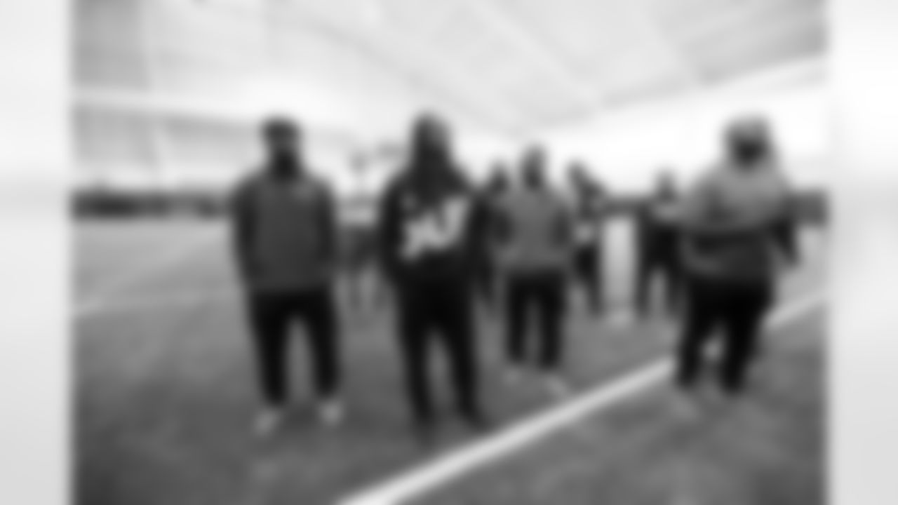 Jacksonville, Fla. — Jaguars Legends attend Jaguars practice at the Miller Electric Center on December 6, 2025.