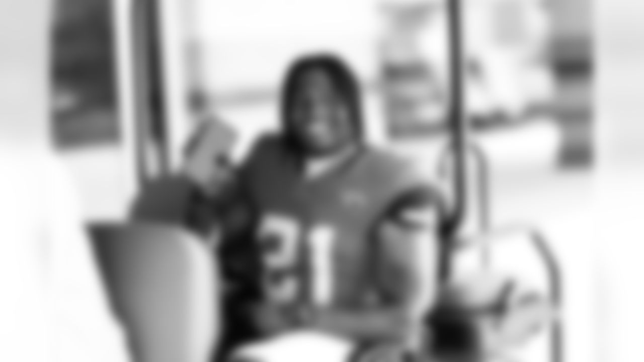 Jacksonville, Fla. — A behind-the-scenes image of cornerback Christian Braswell (21) during the Jaguars 2024 Media Day on May 30, 2024.