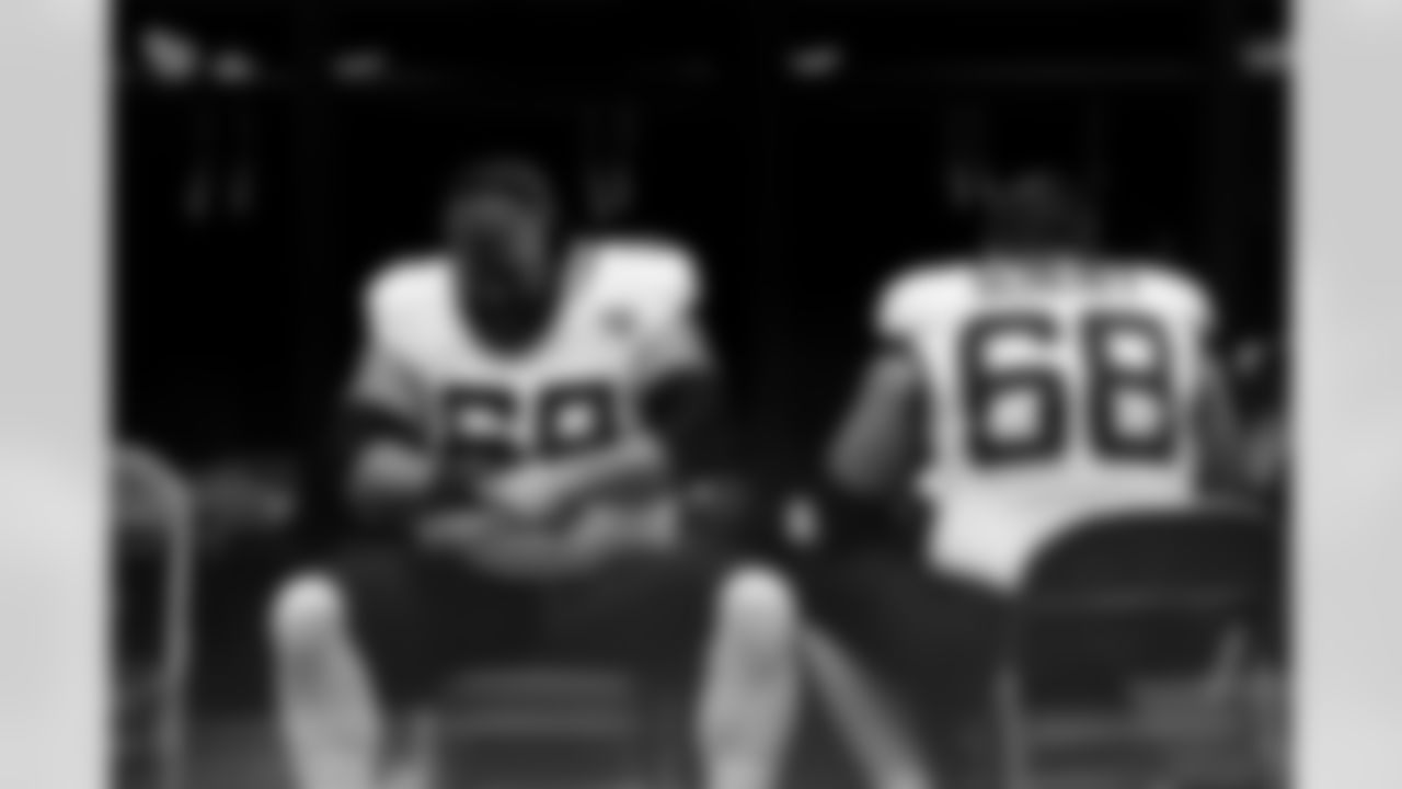 Jacksonville Jaguars vs. Houston Texans
OL Tyler Shatley (69) and OL Brandon Scherff (68)