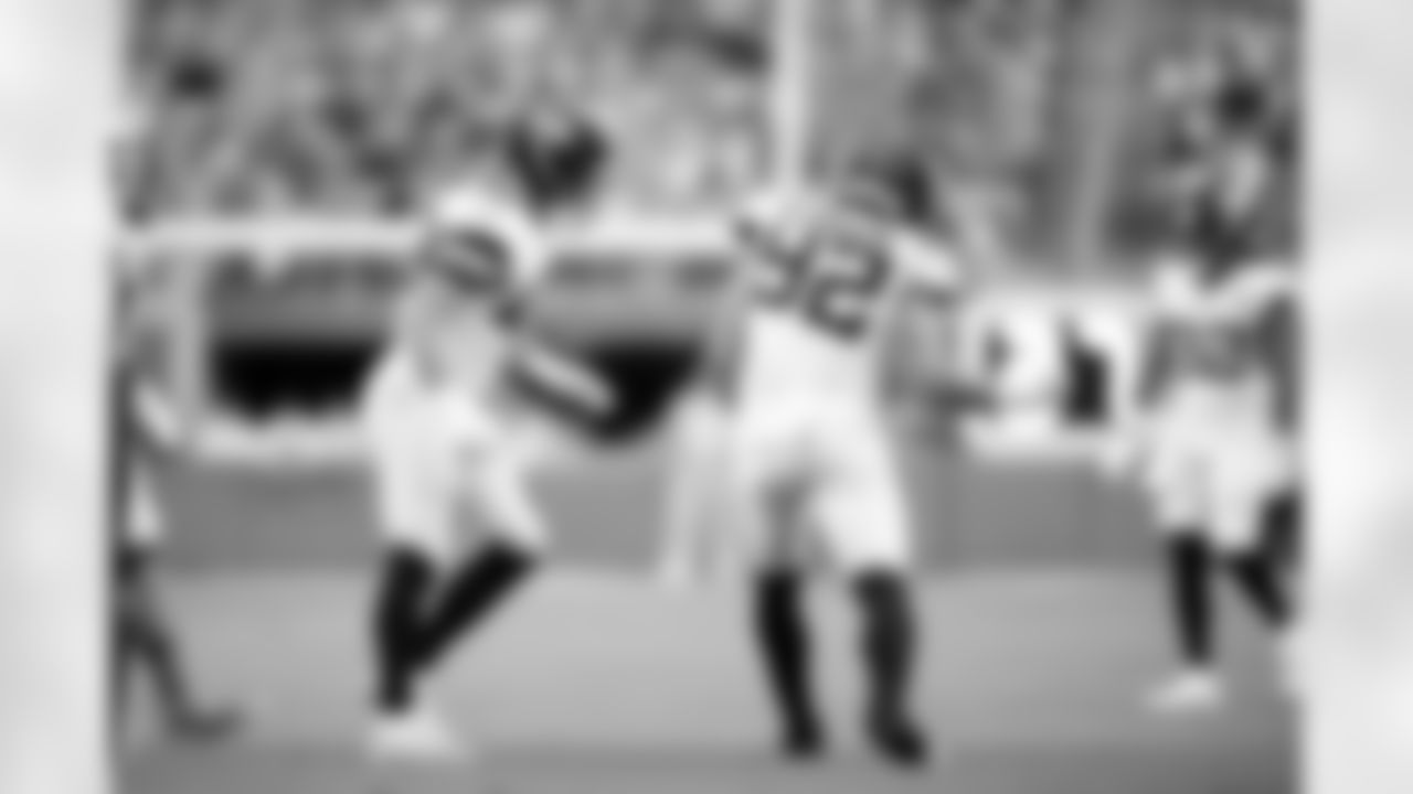 Jacksonville Jaguars vs Miami Dolphins
LB Chad Muma (48) and DL Danny Striggow (92)