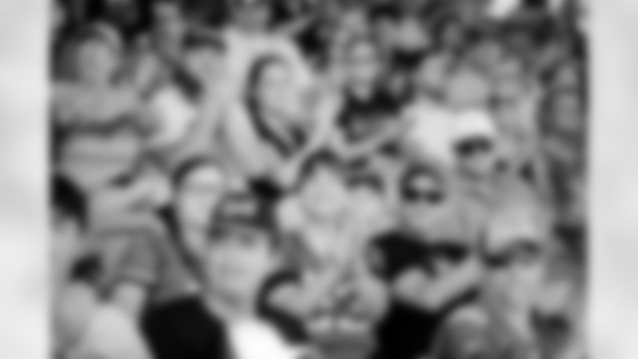 Jacksonville, Fla. — Jaguars fans during training camp at the Miller Electric Center on July 27, 2025.