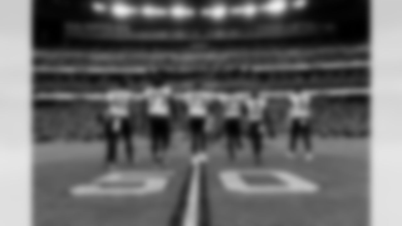 Jacksonville Jaguars vs Las Vegas Raiders

P Logan Cooke (9), CB Jourdan Lewis (2), LB Foyesade Oluokun (23), OL Robert Hainsey (73), OL Anton Harrison (77), and DE Josh Hines-Allen (41)