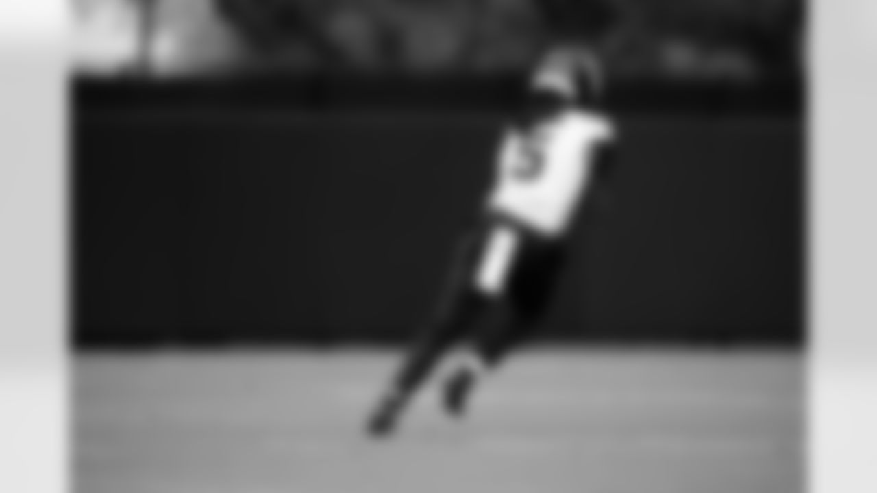 Jacksonville, Fla. — Jaguars wide receiver Dyami Brown (5) during practice at the Miller Electric Center on November 27, 2025.