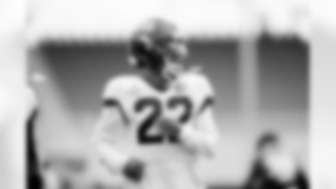 Jacksonville, Fla. — Jaguars cornerback Jarrian Jones (22) during practice at the Miller Electric Center on December 4, 2025.