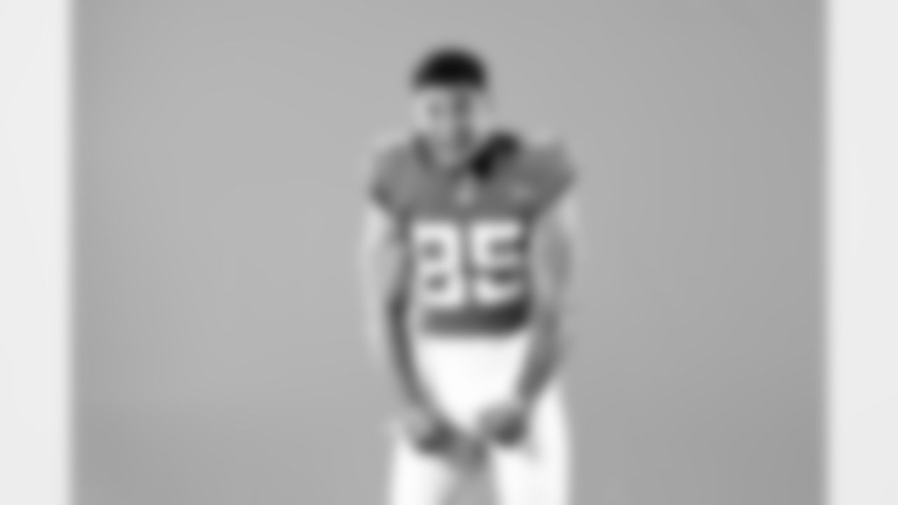 Jacksonville, Fla. — A behind-the-scenes image of tight end Brenton Strange (85) during the Jaguars 2024 Media Day on May 30, 2024.