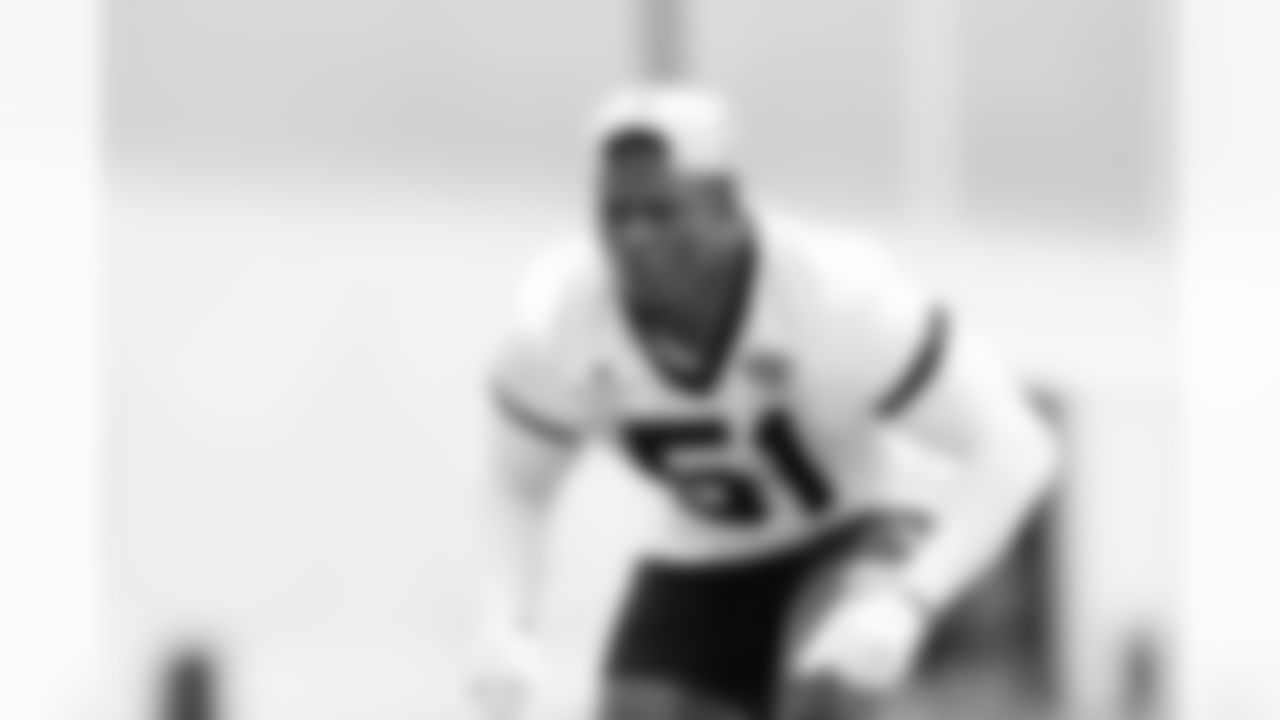 Jacksonville, Fla. — Jaguars linebacker Ventrell Miller (51) during voluntary veteran minicamp at the Miller Electric Center on April 21, 2025.