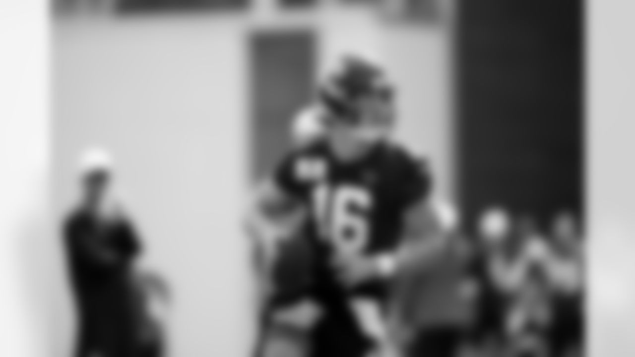 Jacksonville, Fla. — Jaguars quarterback Trevor Lawrence (16) during training camp at the Miller Electric Center on July 25, 2024.