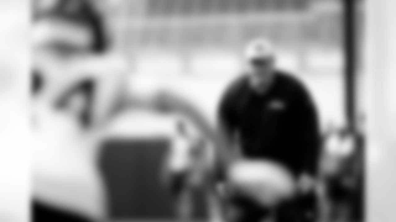 Jacksonville, Fla. — Jaguars assistant special team coach Luke Thompson during mandatory minicamp at the Miller Electric Center on June 10, 2025.